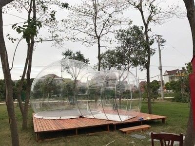 ホテルの明確で膨脹可能な泡テント、キャンプのための屋外の膨脹可能で透明なテント