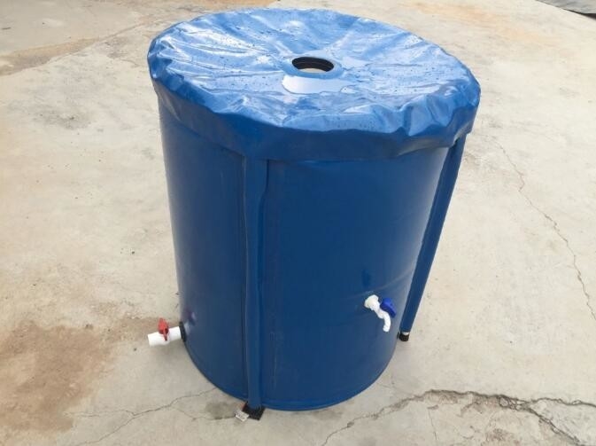 温室ポリ塩化ビニールの庭の天水桶は、折りたたみプラスチック水150Lを突進します