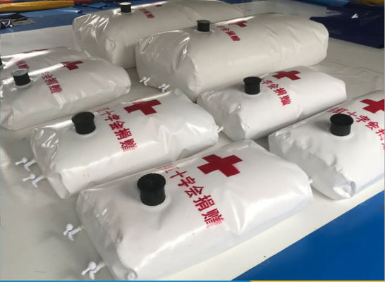 緊急の救助の飲料水のための赤十字水保有物タンク食品等級のプラスチック