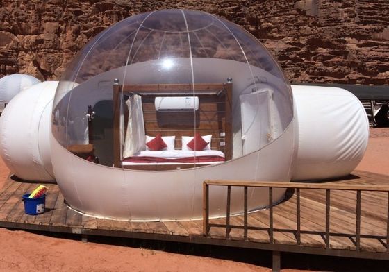 ドームの明確で膨脹可能な泡テント