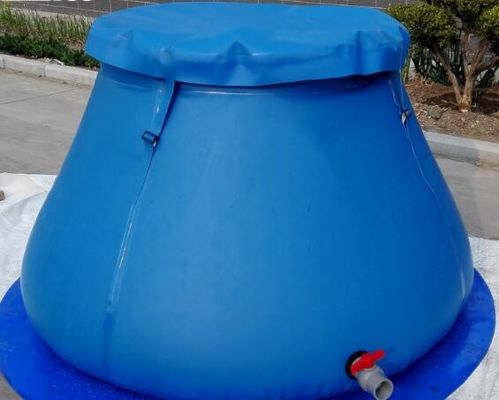 1000L水保有物タンクを貯えるのに使用される潅漑のための折り畳み式の0.9mmポリ塩化ビニールの防水シートのタマネギ タンク