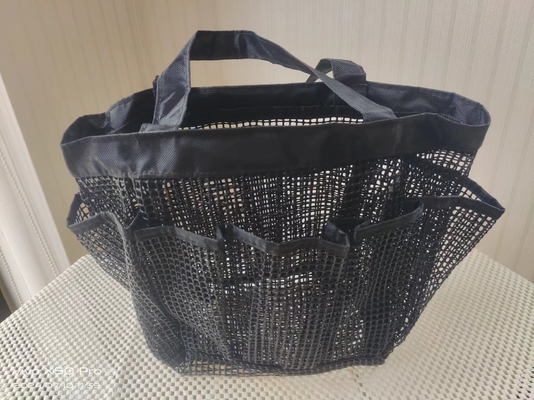 収納用 PVC メッシュ バッグ 化粧品 本 ボール 傘 眼鏡 大容量 ビーチ バッグ