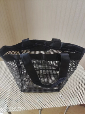 ポリエステル メッシュ 強化 PVC コーティング 耐久性 ビーチ バッグ ショッピング バッグ