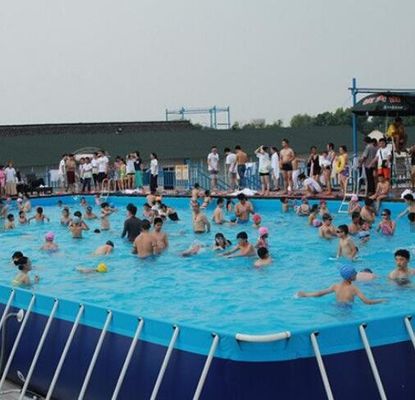 SGS 10M × 10M PVC プール メタルフレーム 夏の充気器