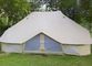 100%の綿のキャンバスの防火効力のある防水シートの屋外のキャンプの鐘テント