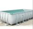 金属フレームの家が付いている耐久の軽量ポリ塩化ビニールの膨脹可能なプールは屋内プールを使用する