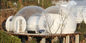 ポリ塩化ビニールの防水シートのドームの浴室膨脹可能な党テントが付いている明確で膨脹可能な泡テント
