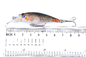 6色6.5CM/5Gの新しいモデルのマレット、とまり木、ナマズのプラスチック堅い餌の沈降の小魚釣魅惑
