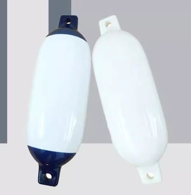 青く白いF6ポリ塩化ビニールの海洋のドックのバンパー31mmの目の直径のボートのフェンダー270 Mm X 1090のMm