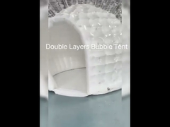 BGO 充氣式バブルテント 2層 良好な保温 屋外 防水 コーヒーバー グローバルテント