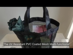 耐久性があり 頑丈な屋外スポーツバッグ 化粧品の収納バッグ 釣り用メッシュバッグ