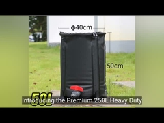 温室 PVC ガーデン 雨樽 折りたたむプラスチック 水樽 150L 携帯水タンク